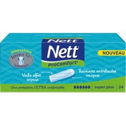 Nett Pro Comfort - Tampons super plus sans applicateur la boite de 24