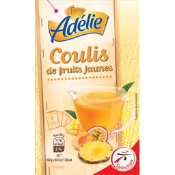 Adélie Coulis de fruits jaunes les 4 poches de 50 g
