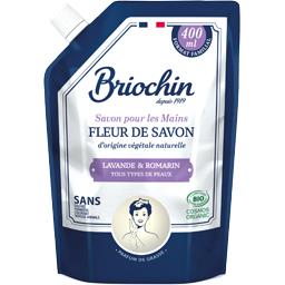 Briochin Fleur de Savon - Savon mains lavande & romarin la recharge de 400 ml
