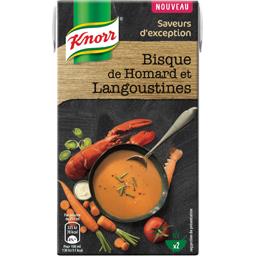 Bisque de homard liquide Knorr et langoustines - 50cl