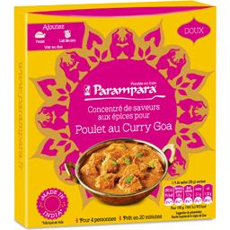 Parampara Concentré de saveurs aux épices pour poulet au curry... la boite de 80 g
