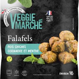 Veggie Marché Falafels pois chiches, coriandre et menthe la boite de 16 environ - 320 g