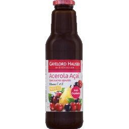Boisson acérola açaï sans sucres ajoutés - Diététicien, la bouteille de 75 cl Boisson acérola açaï sans sucres ajoutés - Diététicien, la bouteille de 75 cl,GAYELORD HAUSER,la bouteille de 75 cl