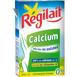 Lait poudre instantané écrémé, calcium Lait poudre instantané écrémé, calcium,REGILAIT,la boite de 300g
