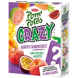 Materne Pom'Potes - Spécialité de fruits Crazy Purple Boum s... les 4 gourdes de 120 g