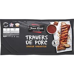 Jean Rozé Travers de porc sauce barbecue le paquet de 1 kg environ
