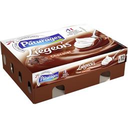 Liégeois, desserts lactés au chocolat, 12 x , 1 Liégeois, desserts lactés au chocolat, 12 x , 1,PATURAGES,