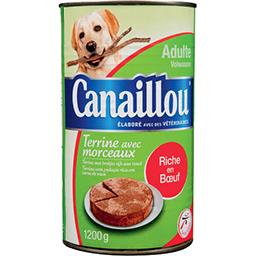 Paté au bœuf pour chien, la boîte de 1 CANAILLOU - Shoptimise