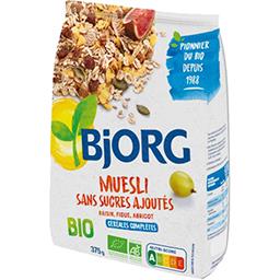 Muesli sans sucre ajouté BIO Muesli sans sucre ajouté BIO,BJORG,Le paquet de 375g