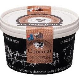 La Belle Aude Glace chocolat le pot de 550 ml
