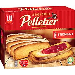 Pelletier - Pain grillé à la farine de froment Pelletier - Pain grillé à la farine de froment,LU,la boite 500 g