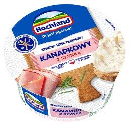 Kremowy serek twarogowy kanapkowy z szynką 130 g