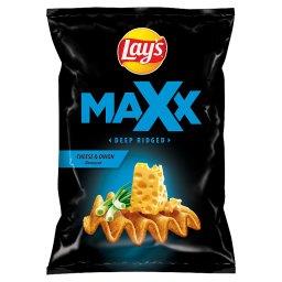 Maxx Chipsy ziemniaczane o smaku sera i cebulki 120 g