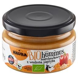 Bio hummus marchewkowy z wędzoną papryką 190 g