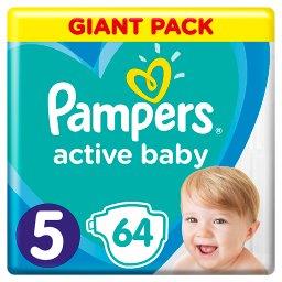 Active Baby Nappies Size 5 X64, 11kg-16kg