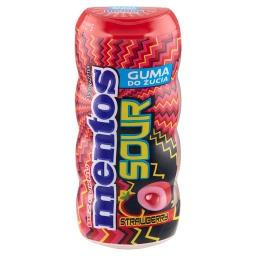 Sour Strawberry Guma do żucia bez cukru 30 g (15 szt...