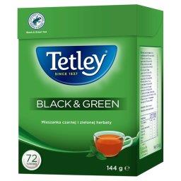 Black & Green Mieszanka czarnej i zielonej herbaty 144 g (72 x 2 g)