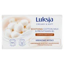Creamy & Soft Kremowe mydło łagodzące mleczko bawełn...