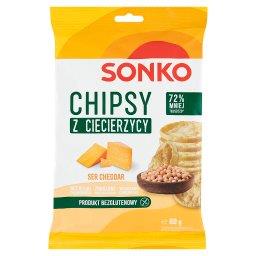 Chipsy z ciecierzycy ser cheddar 60 g