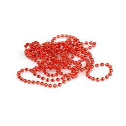 Łańcuch perełki 4mm czerwony