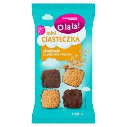 O la la! Mini ciasteczka zbożowe z czekoladą mleczną...