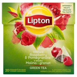 O smaku Malina i granat Herbata zielona aromatyzowana 28 g (20 torebek)