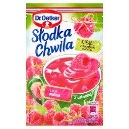 Słodka Chwila Kisiel z kawałkami owoców smak malina ...