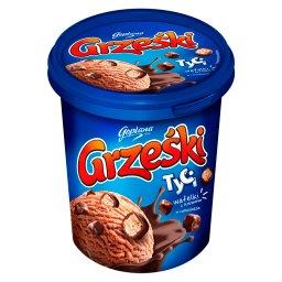 Lody kakaowe z kawałkami czekolady i mini wafelkami ...