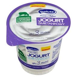 Jogurt śmietankowy naturalny bez laktozy 220 g