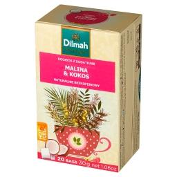 Rooibos z dodatkami malina & kokos 30 g (20 x 1,5 g)