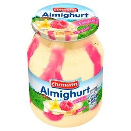 Jogurt o smaku waniliowym z wsadem malinowym 500 g