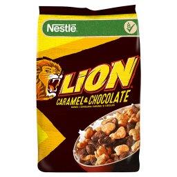 Lion Płatki śniadaniowe karmel i czekolada 250 g