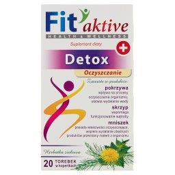 Fit aktive Detox Suplement diety herbatka ziołowa 40...
