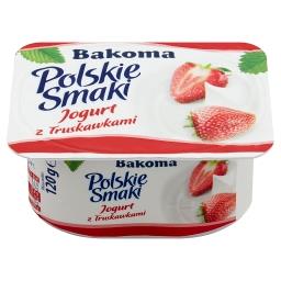 Polskie Smaki Jogurt z truskawkami 120 g