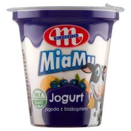 MiaMu Jogurt jagoda z biszkoptami