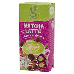 Herbaciany napój rozpuszczalny Matcha Latte Cherry & Almond 10 x 9 g