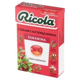 Szwajcarskie cukierki ziołowe żurawina 27,5 g
