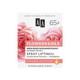 Flowers&Oils 65+ Efekt Liftingu Krem przeciwzmarszcz...