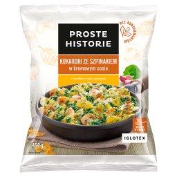 Kokardki ze szpinakiem w kremowym sosie 450 g