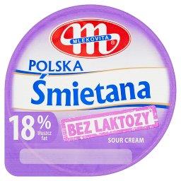 Śmietana Polska bez laktozy 18%