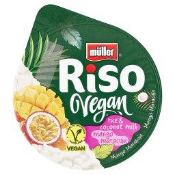 Riso Vegan Deser na bazie ekstraktu z kokosa i ryżu z sosem mango-marakuja 160 g