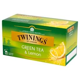 Zielona herbata o smaku cytrynowym 40 g (25 torebek)