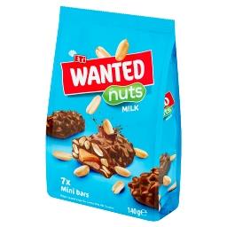 Wanted Baton nugatowy z orzeszkami ziemnymi i karmelem pokryty czekoladą mleczną 140 g