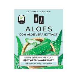 Aloes 100% aloe vera extract krem dzienno-nocny odżywczo-nawilżający 50 ml