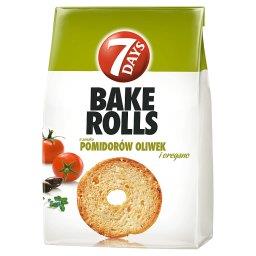 Bake Rolls Chrupki chlebowe o smaku pomidorów oliwek i oregano 150 g