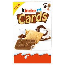 Cards Wafel wypełniony mlecznym i kakaowym nadzieniem 76,8 g (3 sztuki)