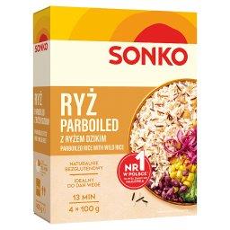 Ryż parboiled z ryżem dzikim 400 g (4 x 100 g)