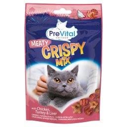 Crispy Mix Karma uzupełniająca dla kotów z kurczakie...