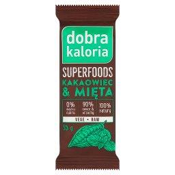 Superfoods Baton owocowy kakaowiec & mięta 35 g