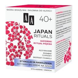Japan Rituals Stymulacja nawilżenia aktywny bio-krem na dzień 40+ 50 ml